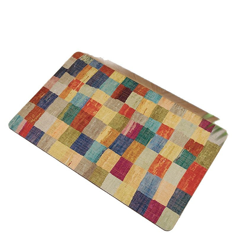 Mosaic Pattern Bath Mat Bowlift