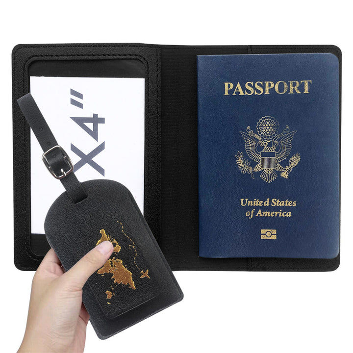 Women's Passport Holder and Luggage Tag Set Bowlift