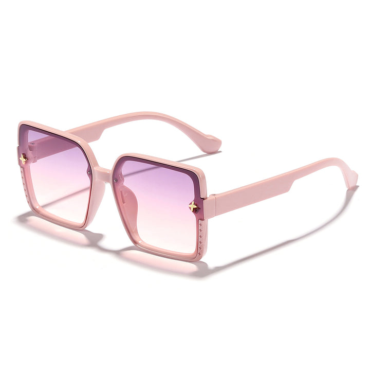 Women's square sunglasses with high-quality frame design and UV protection Bowlift