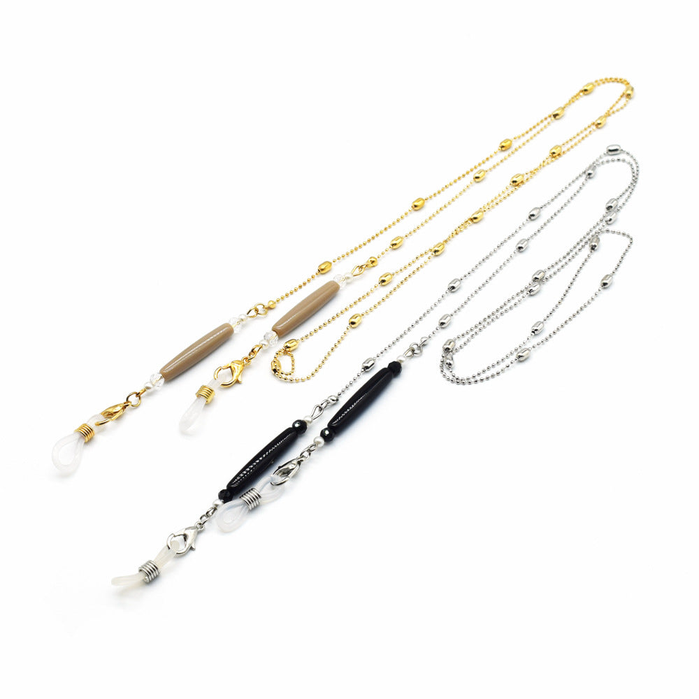 Minimalist Beaded Eyewear Chain Bowlift