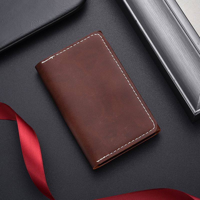 Premium Leather Minimalist Passport Holder Bowlift