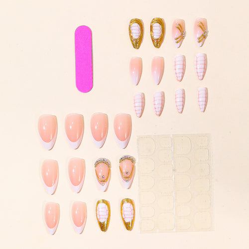 Elegant Decorative Gel Nail Art Set Bowlift