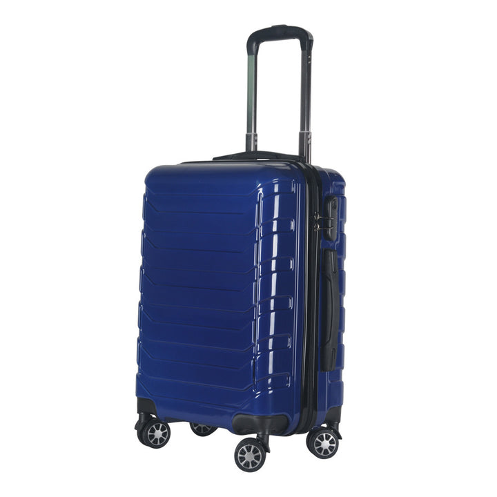 Unisex Lightweight Hard Shell Trolley Suitcase Bowlift