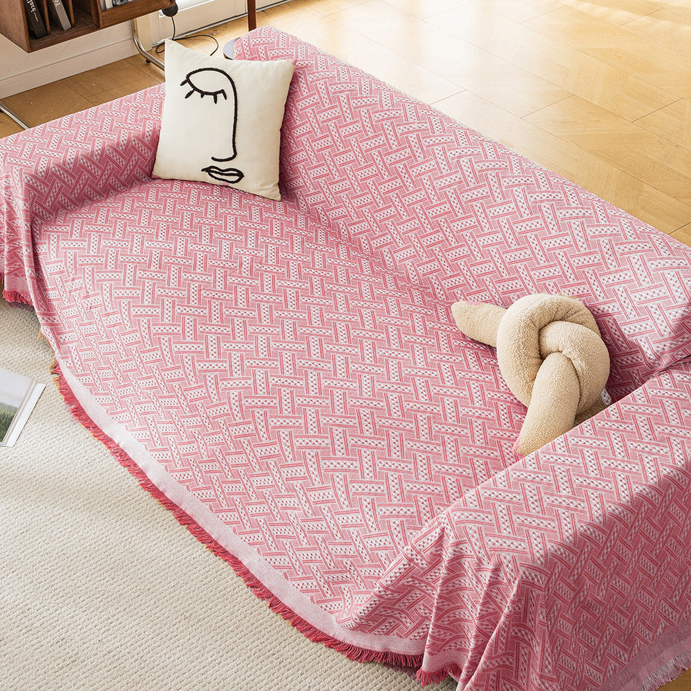 Stylish Woven Sofa Throw Blanket
