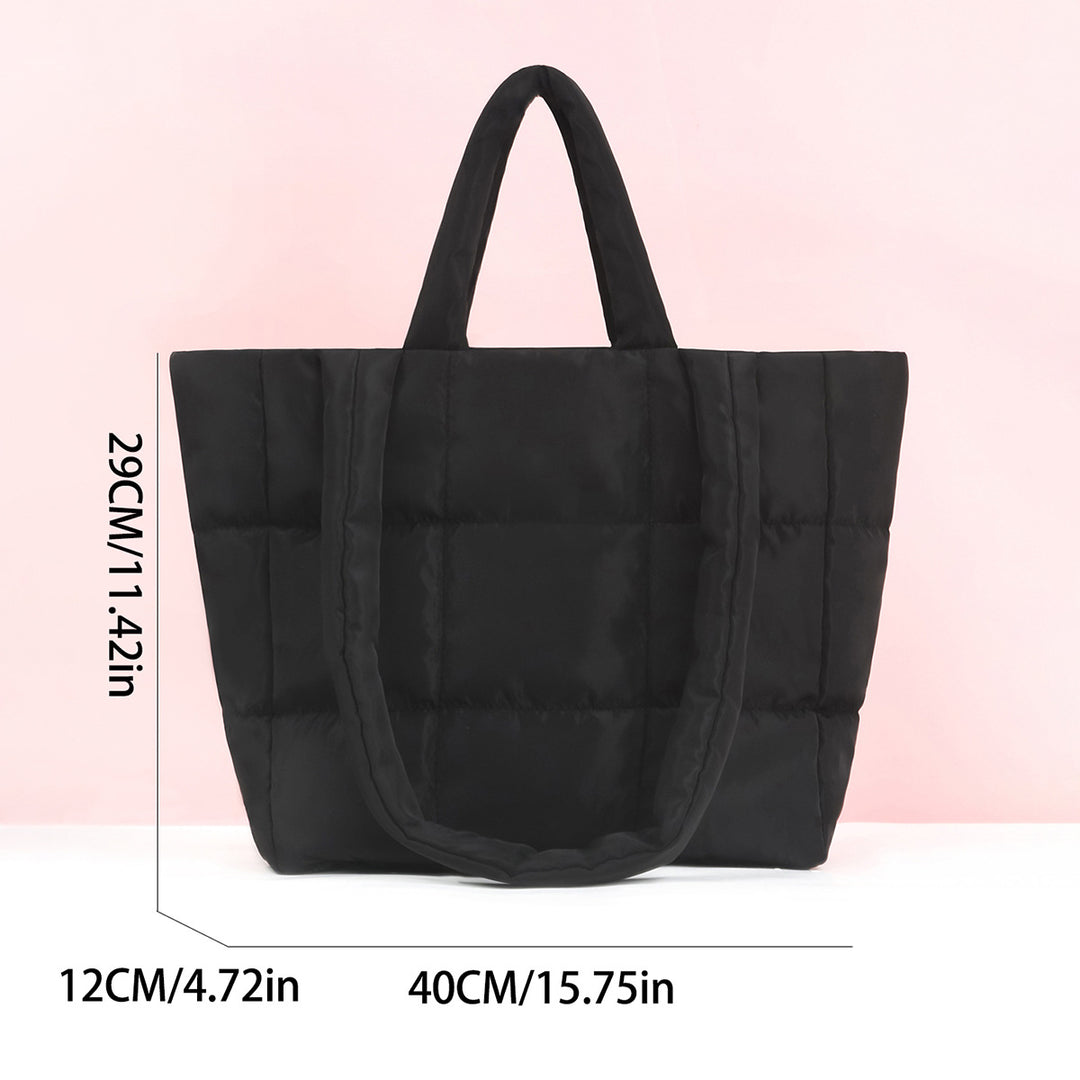 Square-shaped tote bag with padded design Bowlift