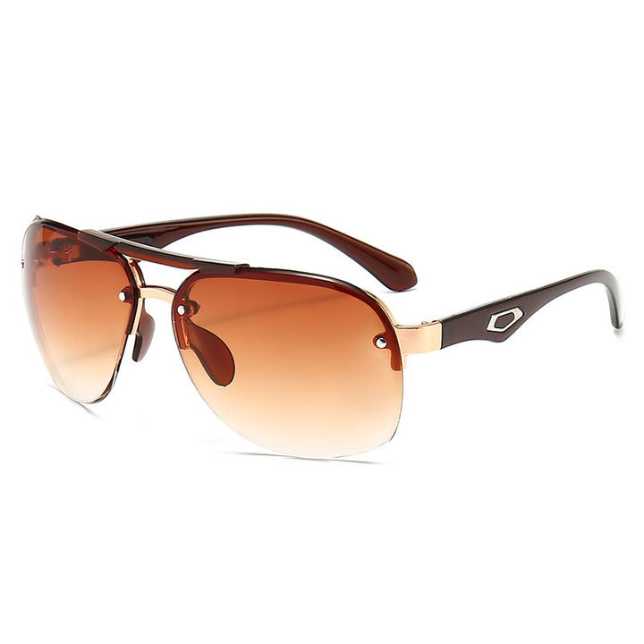Men's Sporty Sunglasses with Modern Frame Bowlift