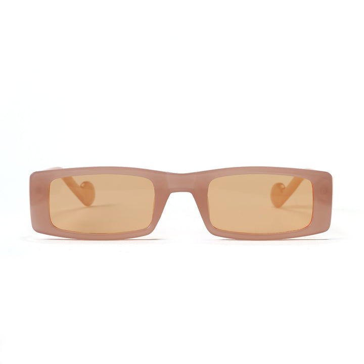 Women's fashionable rectangular sunglasses in innovative design Bowlift