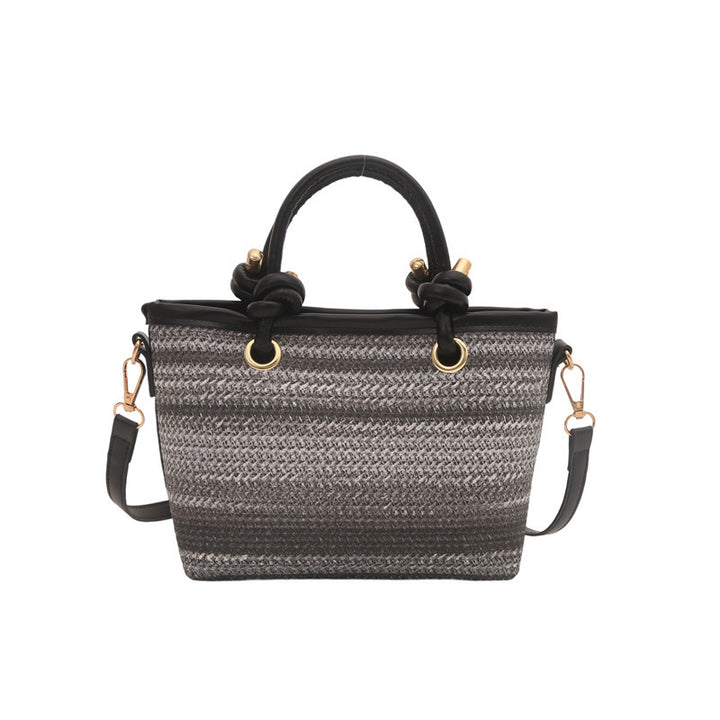 Woven Handheld Tote Bag Bowlift