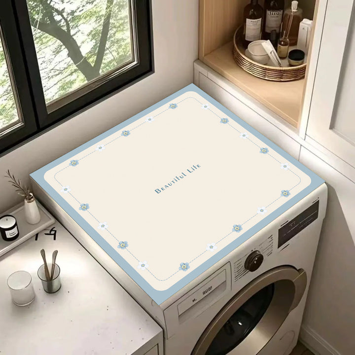 Decorative Laundry Top Mat Bowlift