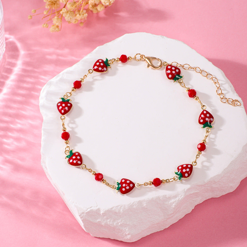 Strawberry Charm Bracelet Bowlift