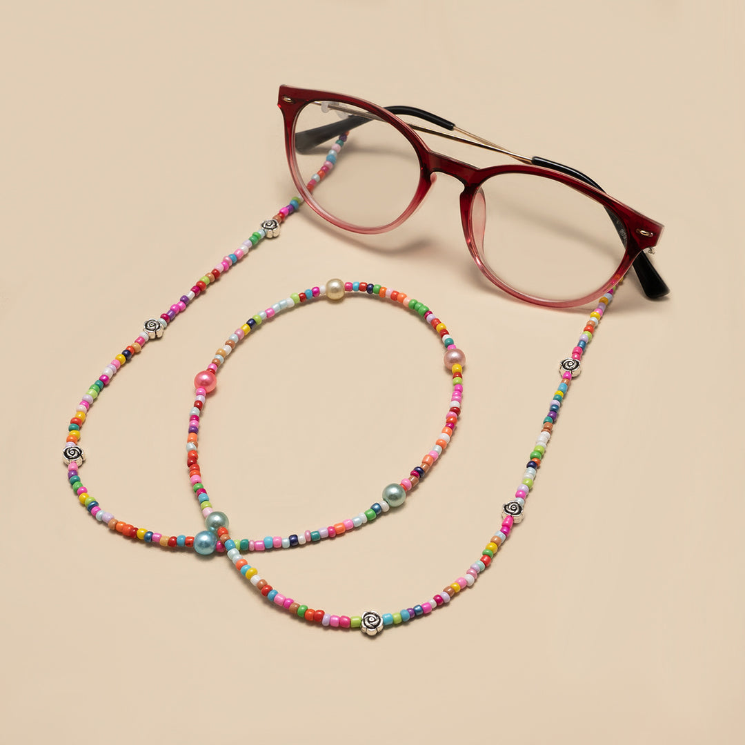 Beaded Eyewear Chain Bowlift