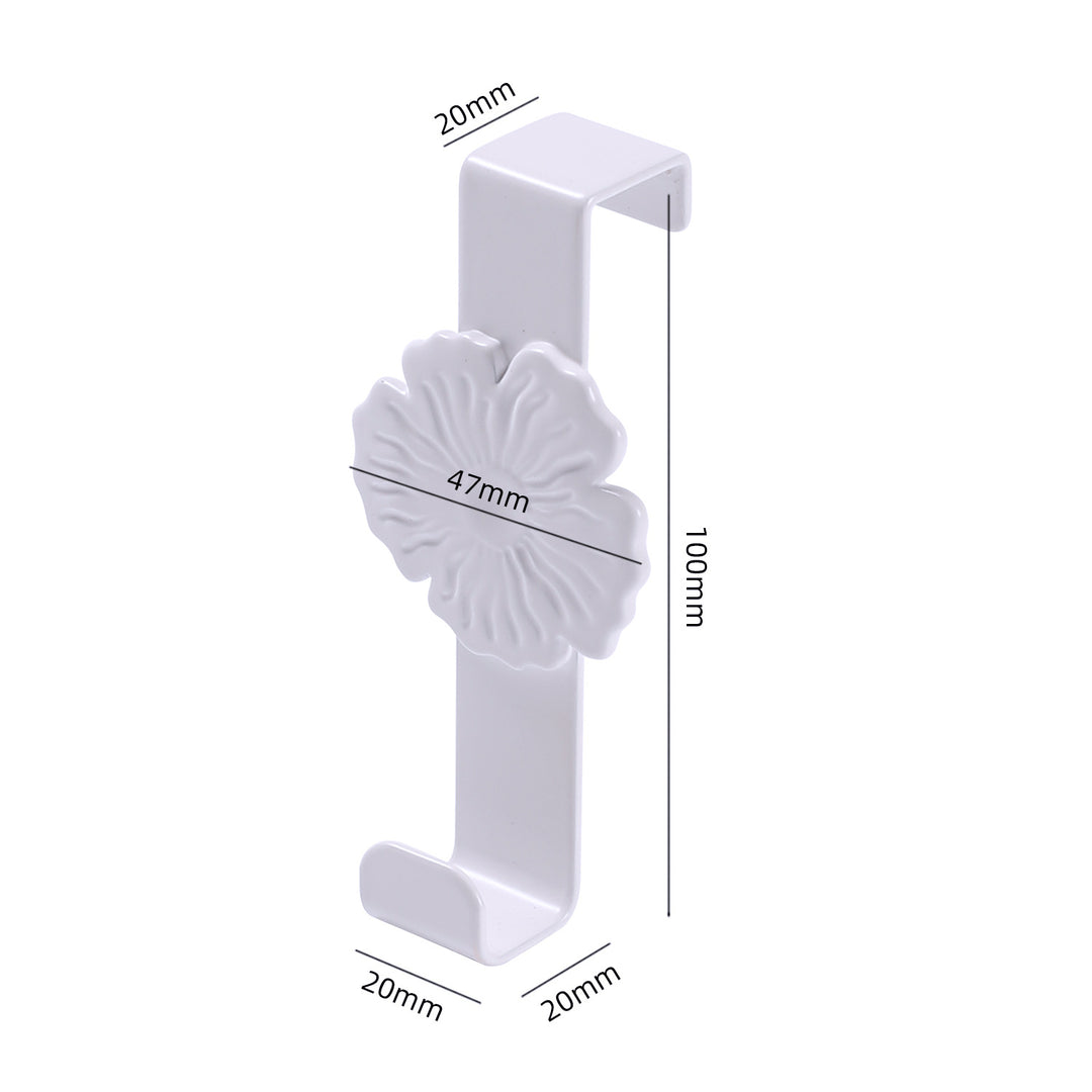 Unisex Wall Hooks with Floral Design Bowlift