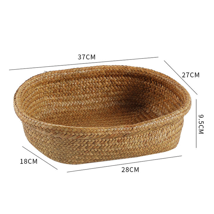 Natural Woven Serving Basket Bowlift