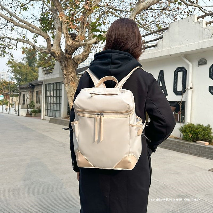 Multifunctional Backpack With Spacious Main Compartment And Side Mesh Pockets Bowlift