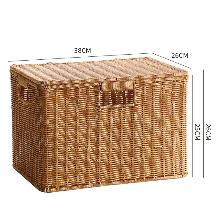Decorative Woven Storage Chest Bowlift
