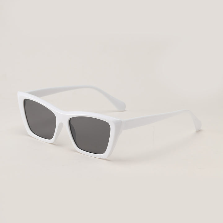 Women geometric sunglasses with stylish plastic frame Bowlift