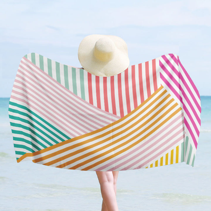 Beach towel with maritime design Bowlift