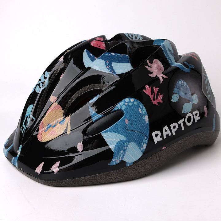 Children's Dinosaur-Themed Safety Helmet Bowlift