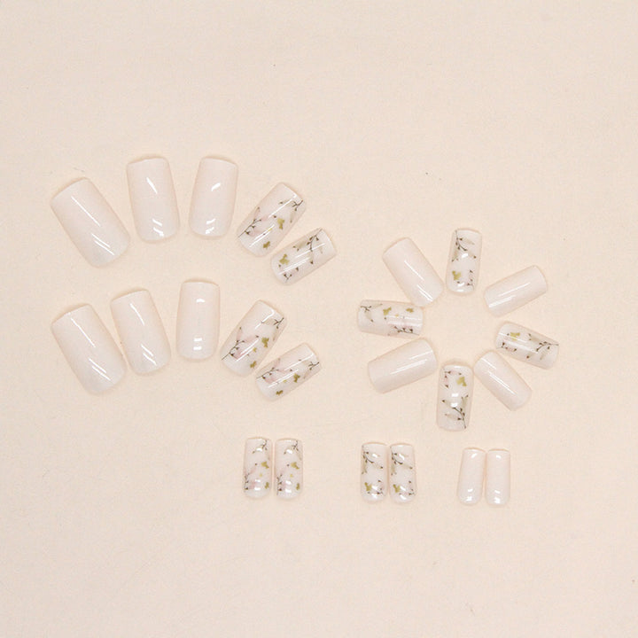 Botanical Press-On Nail Art Bowlift