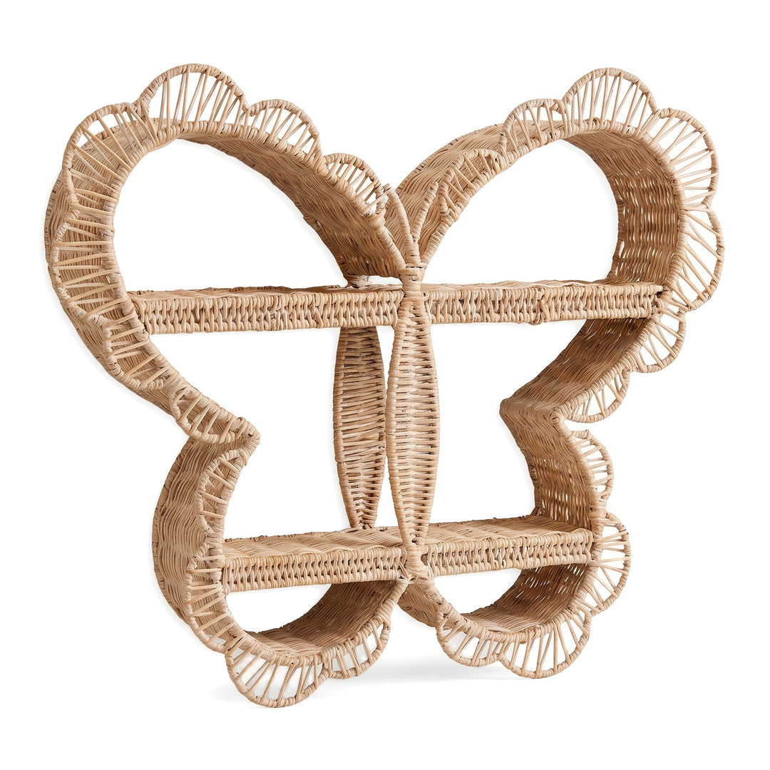 Playful wall shelf in butterfly design Bowlift