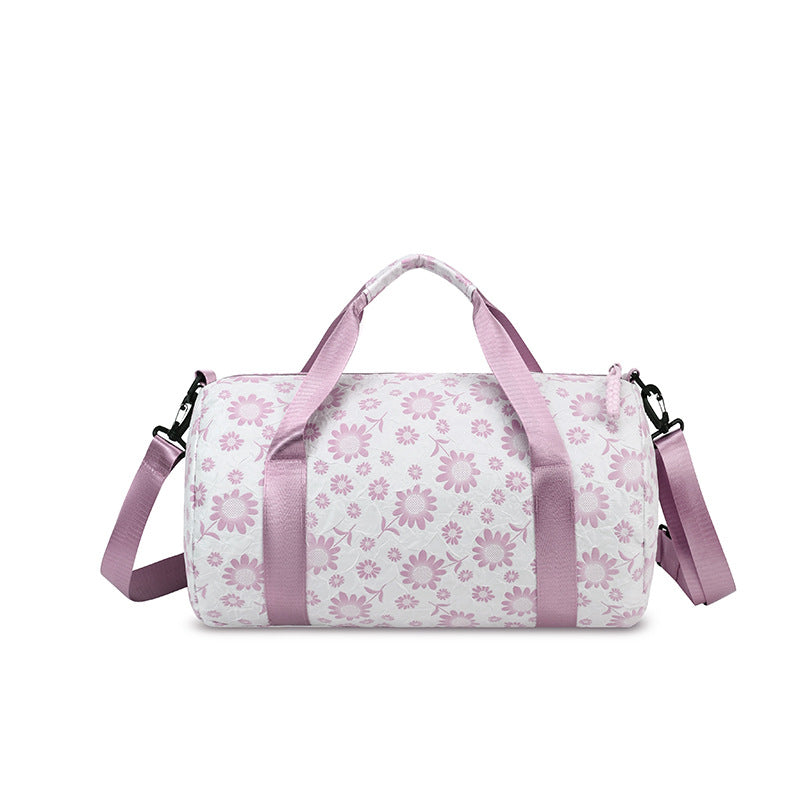 Floral Print Weekend Travel Duffle Bag Bowlift