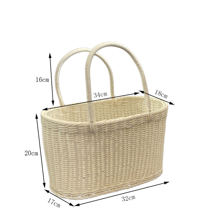 Woven Storage Basket Bowlift