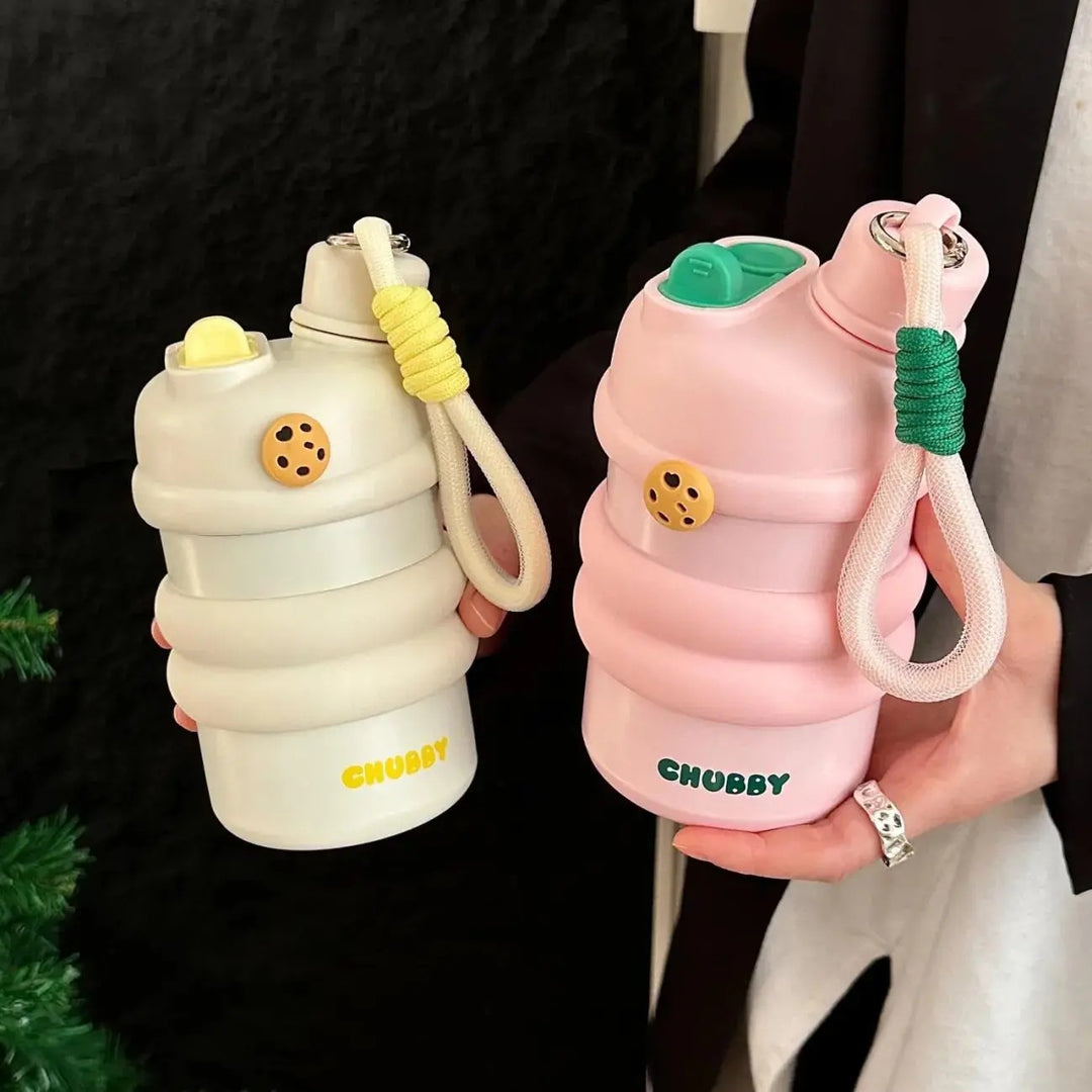Women's Sporty Stainless Steel Water Bottle Bowlift