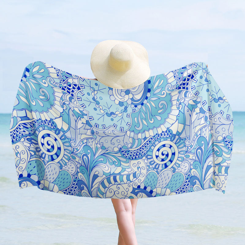 Beach towel with maritime design Bowlift