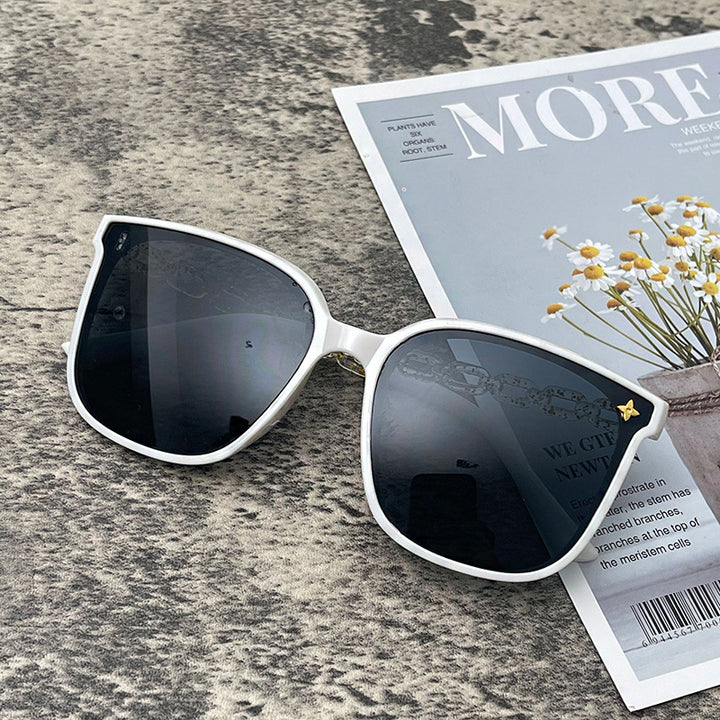 Women's extra-large sunglasses with fashionable chain frame Bowlift