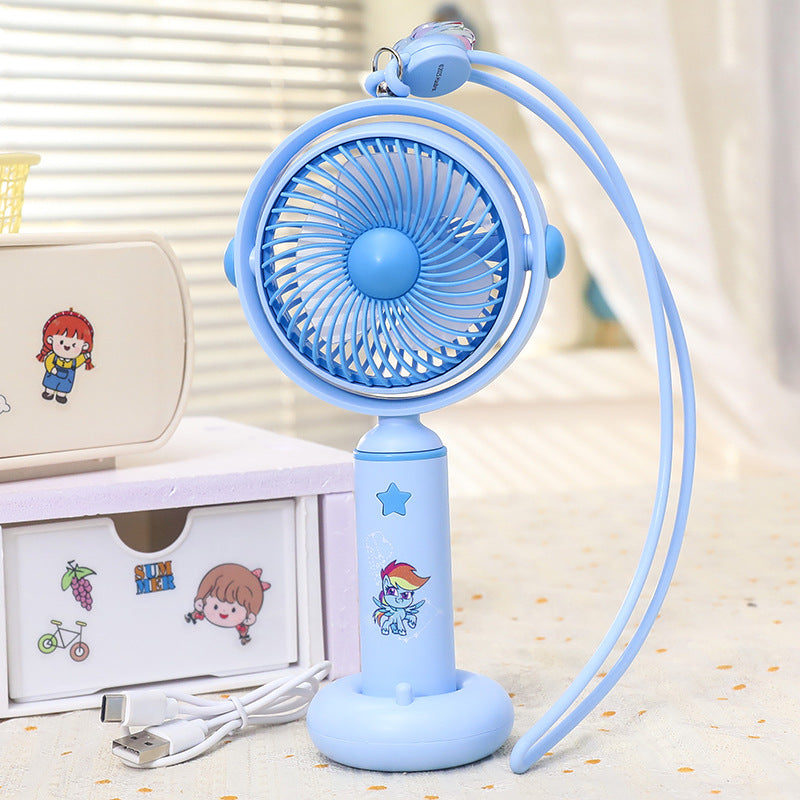 Women's Portable Handheld Fan with Flexible Mounting System Bowlift