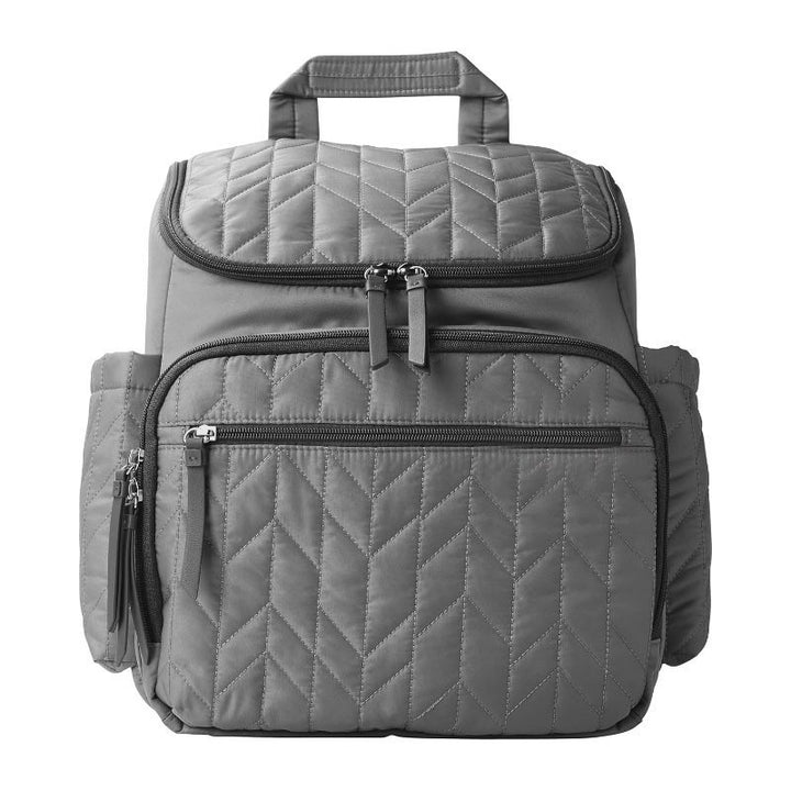 Multi-Functional Quilted Diaper Bag Backpack Bowlift