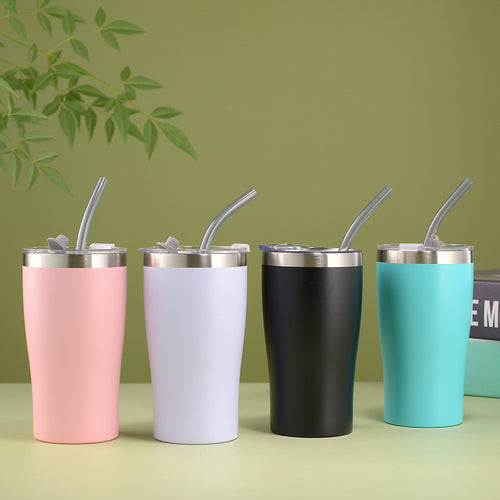 Ladies Insulated Cup with Straw Bowlift