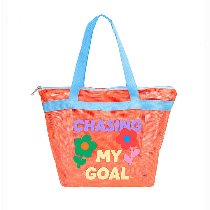 Casual Beach Bag in Playful Design Bowlift