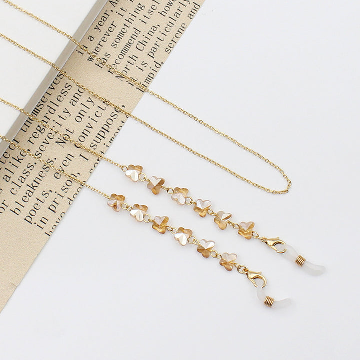 Floral Eyewear Chain Holder Bowlift