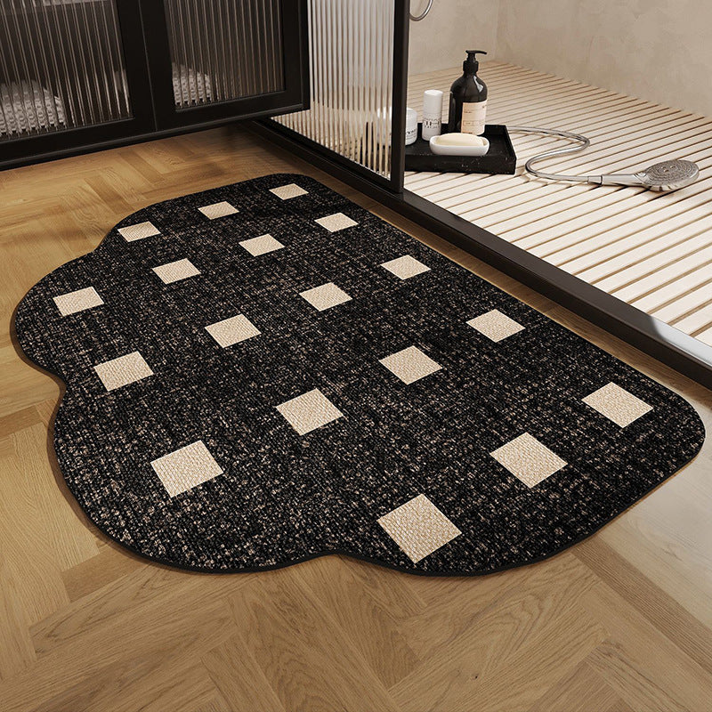 Plush Textured Bath Mat