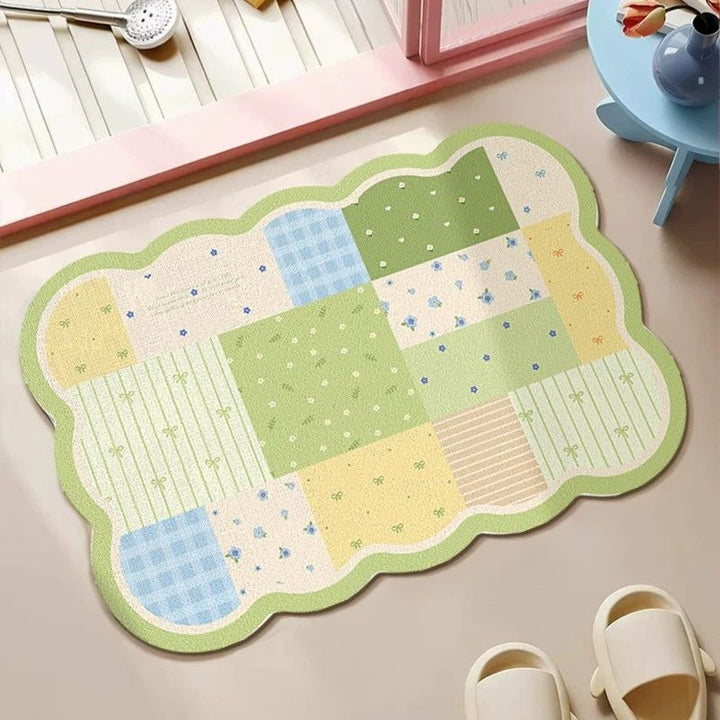 Cute Cartoon Dog-Themed Bath Mat Bowlift