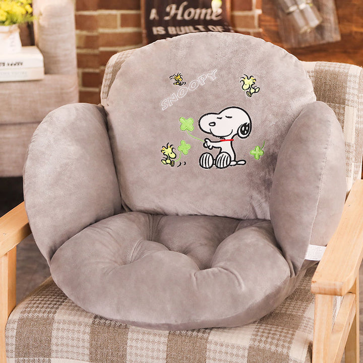 Plush seat cushion with cute bear motif Bowlift