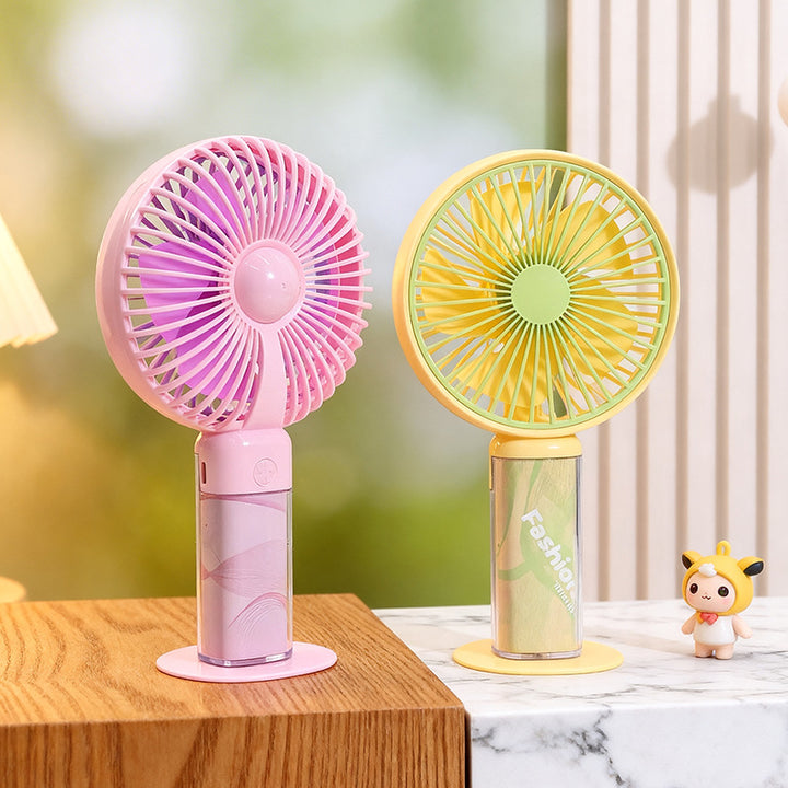 Women's Portable Battery-Powered Fan with Stylish Design Bowlift