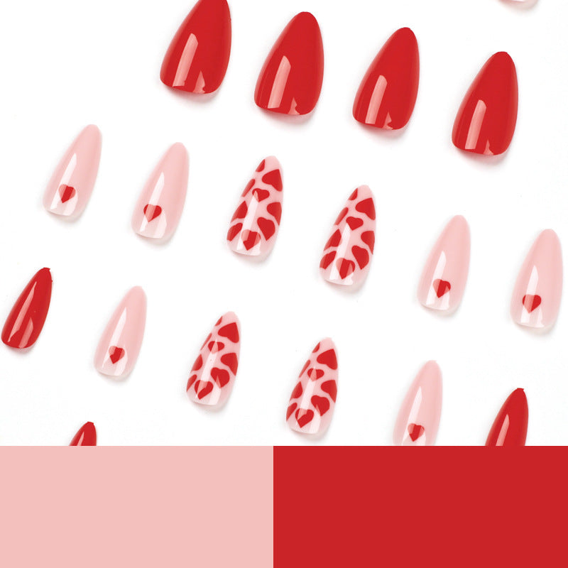 Artful Nail Art with Hearts Bowlift