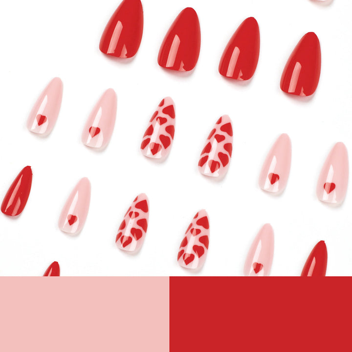 Artful Nail Art with Hearts Bowlift