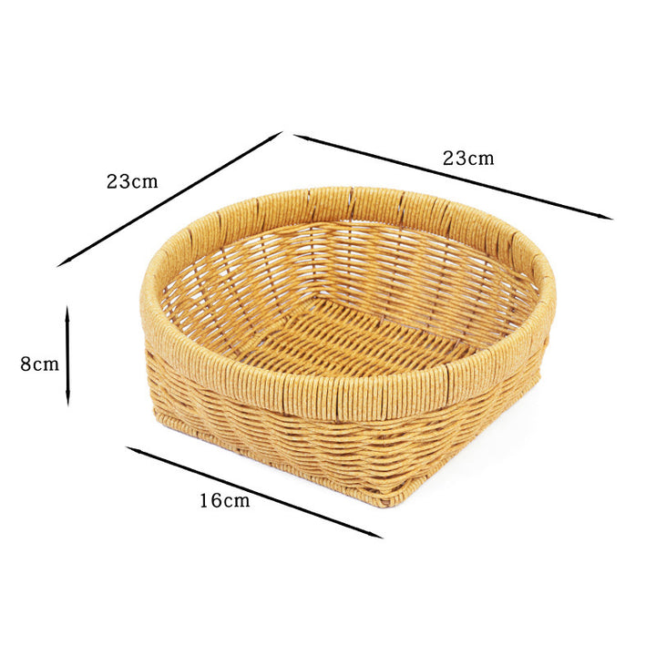 Home Organization Decorative Wicker Basket Bowlift