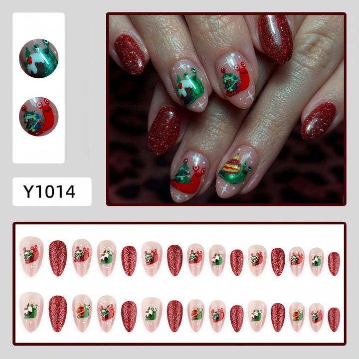 Artificial Nails in Modern Tribal Design Bowlift