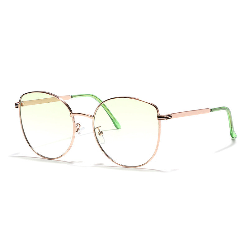 Women's geometric sunglasses with narrow metal frame Bowlift