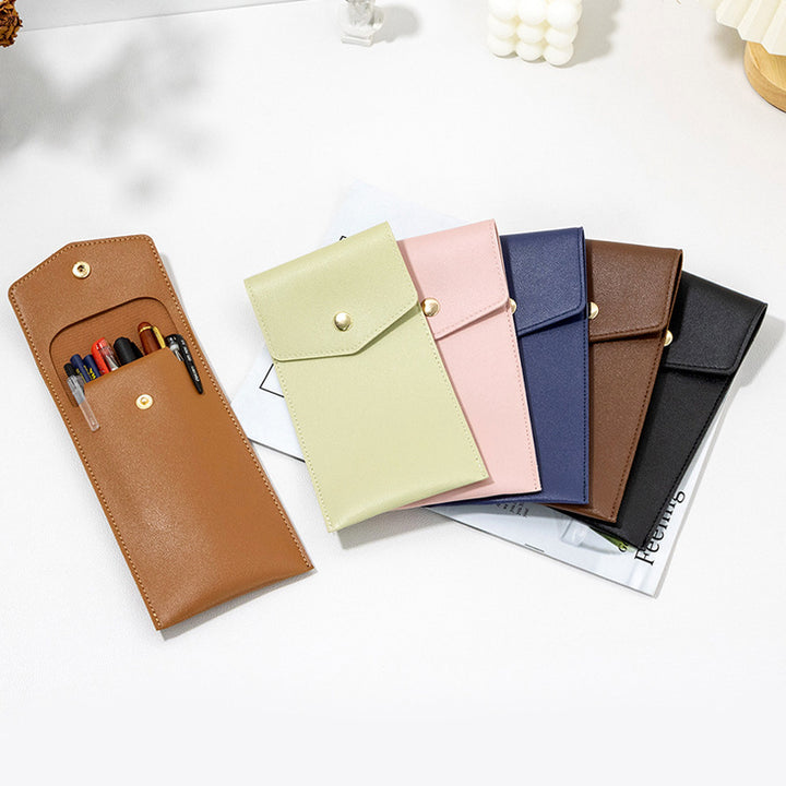 Elegant Leather Pen Case Bowlift