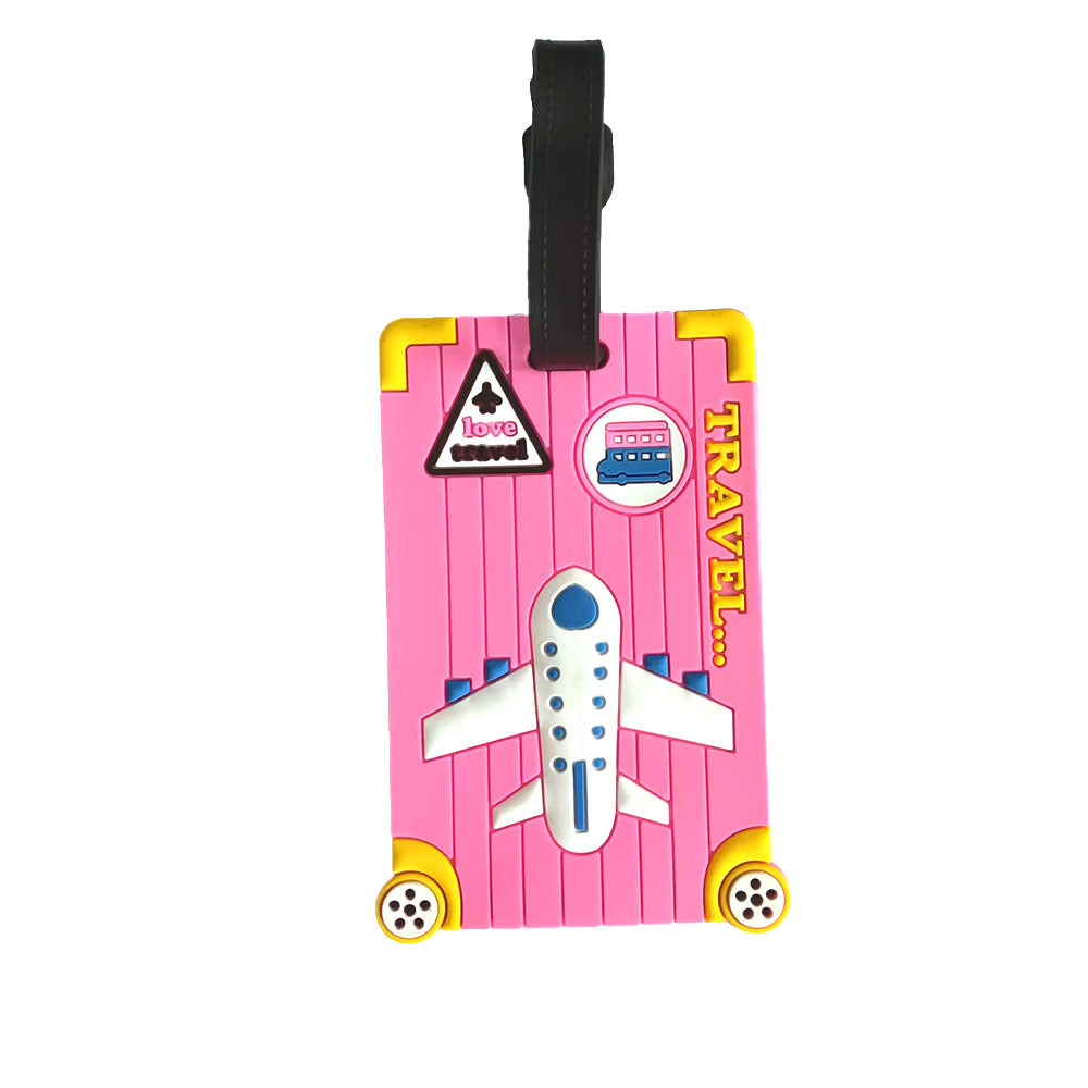 Unisex luggage tag in creative airplane design Bowlift