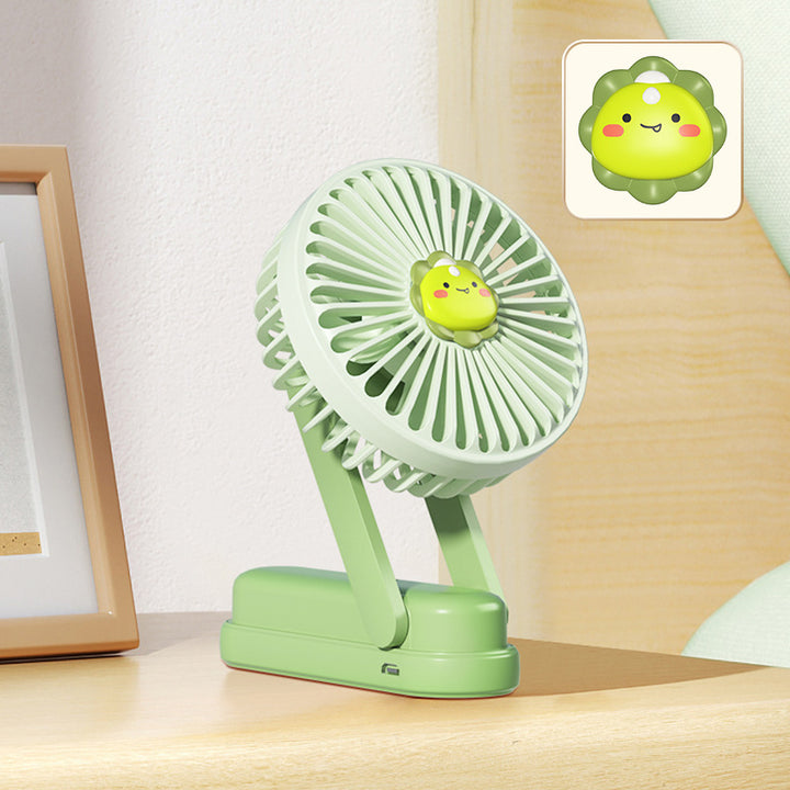 Women's Portable Mini Fan with Creative Designs Bowlift
