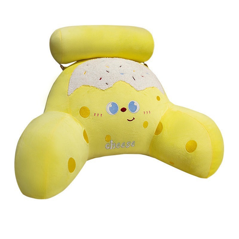 Plush pillow with cheese design Bowlift