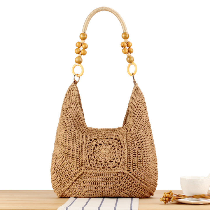 Handbag with Artistic Crochet Pattern Bowlift
