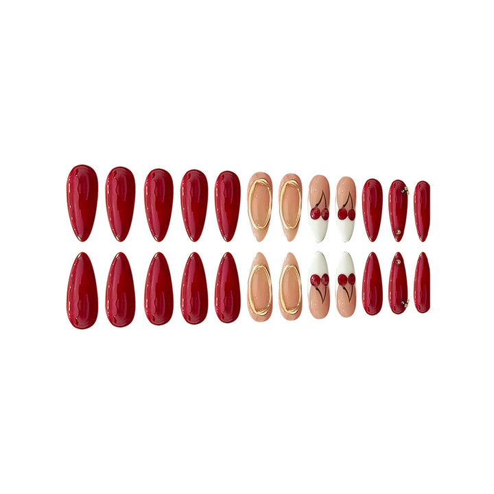 Chic Almond-Shaped Nail Extensions Bowlift