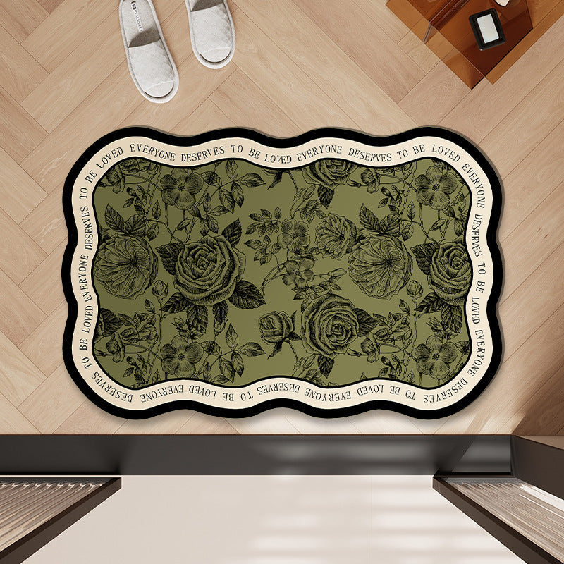 Decorative Oval Area Mat